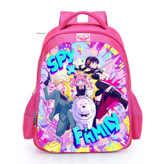 Kids Backpack SPY?FAMILY Primary School Bags for Boys Girls 16inch