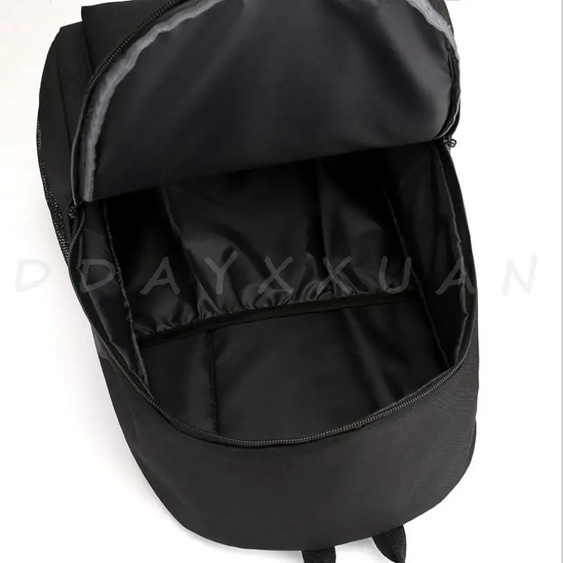 Anime Luminous DJ marshmello Backpack Kids Waterproof Bag USB Charging SchoolBag