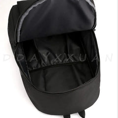 Anime Luminous DJ marshmello Backpack Kids Waterproof Bag USB Charging SchoolBag