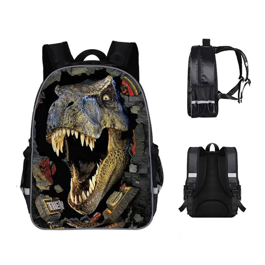 Kids Backpacks Cartoon Animals Lightweight School Bags Zipper Shoulder Bag