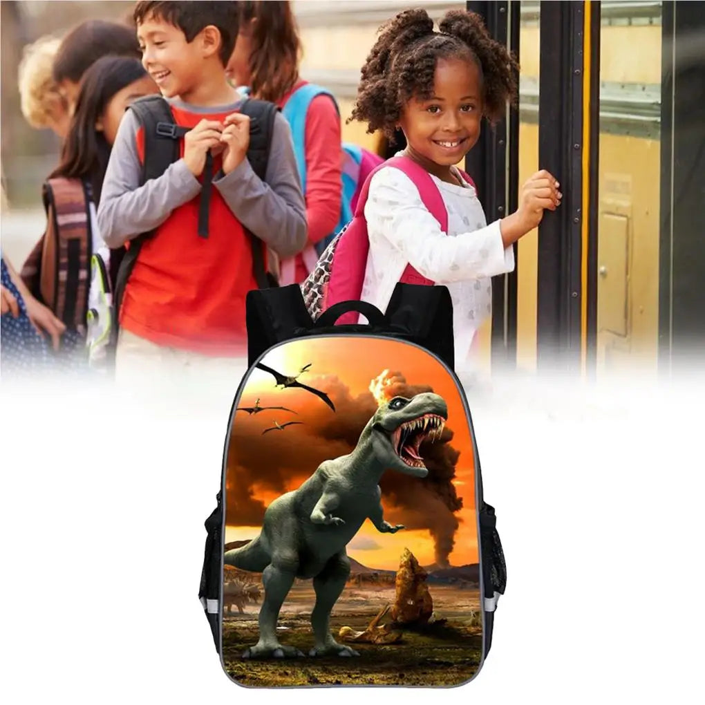 Kids Backpacks Cartoon Animals Lightweight School Bags Zipper Shoulder Bag