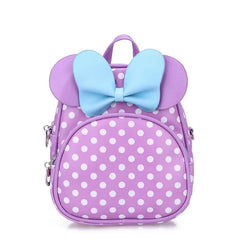 Cute Cartoon Bow Tie Girl's School Backpack
