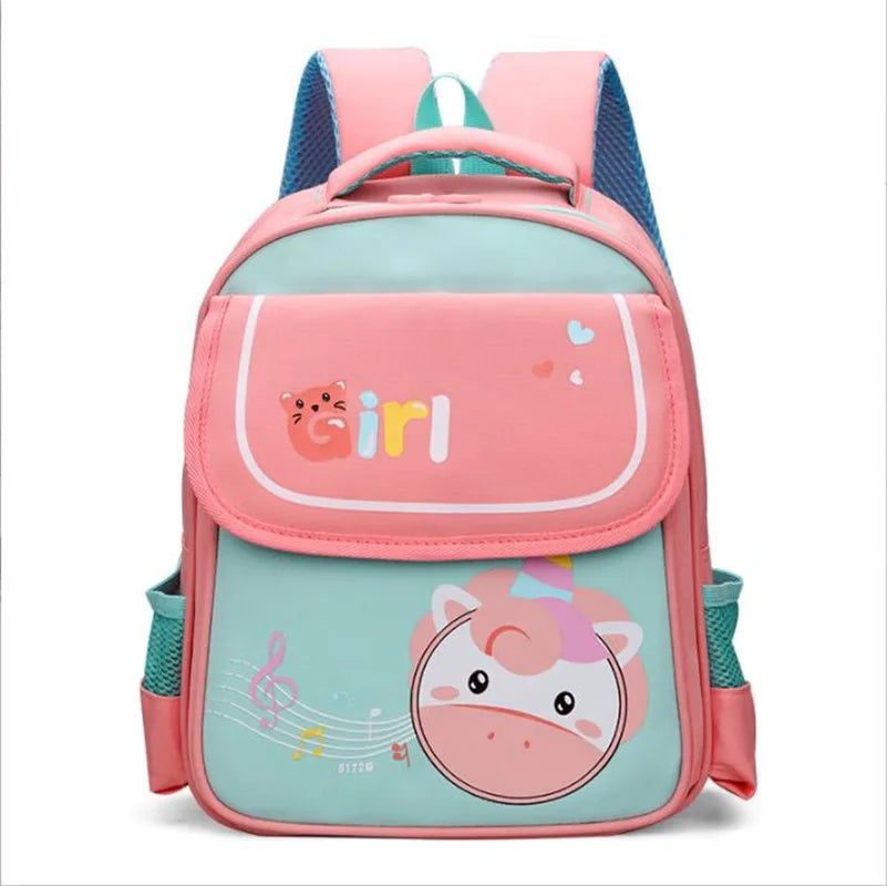 Kids Cartoon Backpack Large Capacity School Bag