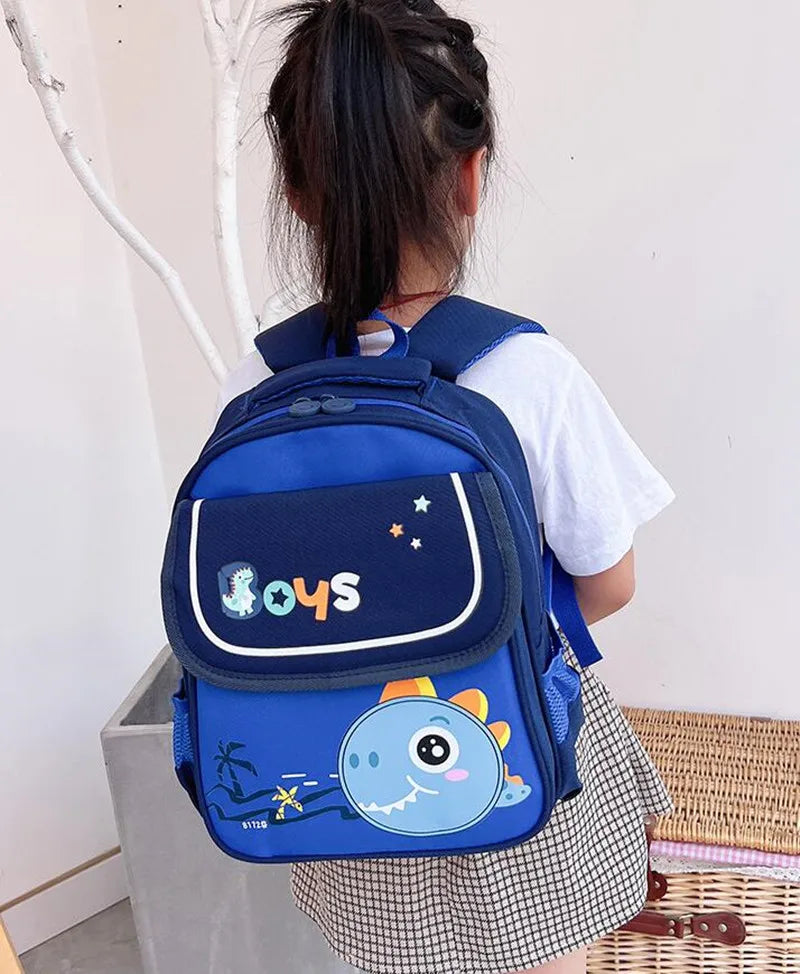 Kids Cartoon Backpack Large Capacity School Bag