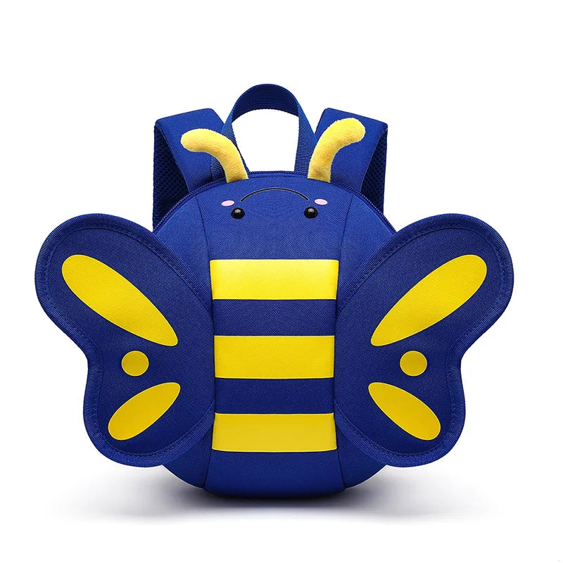 Children Bee-shaped Backpack Widened Shoulder Strap Breathable Back