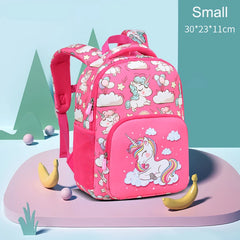 Kids Unicorn Backpack School Book Bag Boys Girls Kindergarten Knapsack