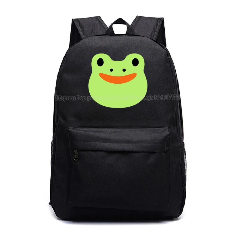 Children Frog Backpack Kids Cartoon Anime Schoolbags Animals Knapsack