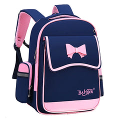 Girls Orthopedic Backpack Princess School Bag Bow Schoolbag Kids Satchel Mochila
