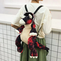Kids Dinosaur Plush Bag 3D Baby Backpack