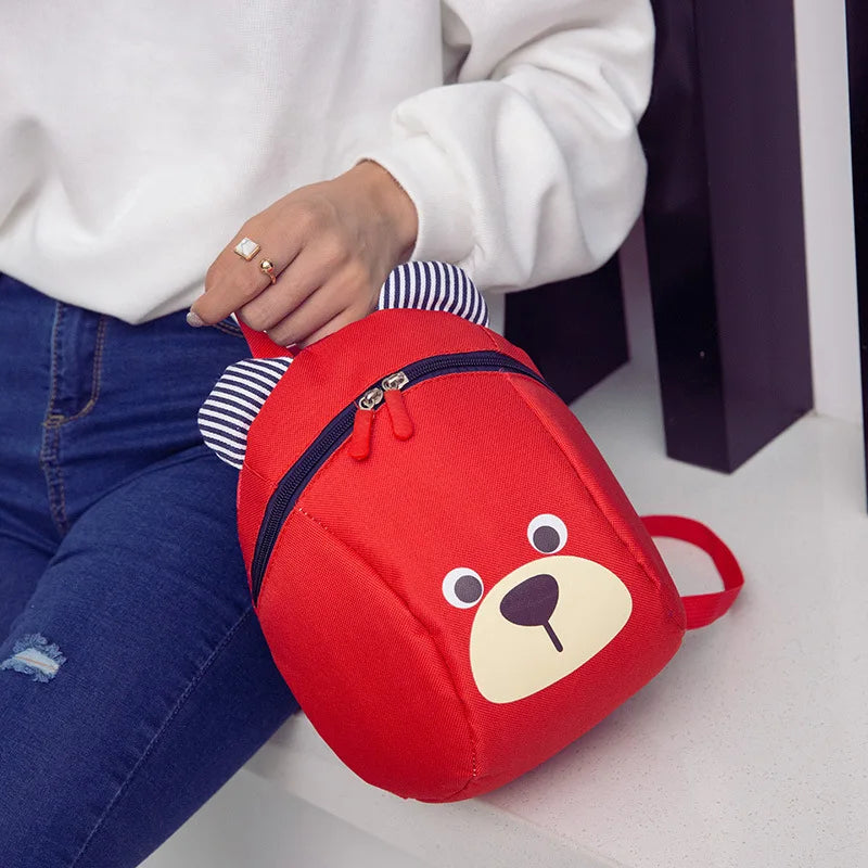 Girls Baby Kids Cartoon Backpack Leisure Zipper Canvas