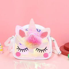 Children Unicorn Animals Messenger Shoulder Bag Cosmetic Mobile Storage Pouch