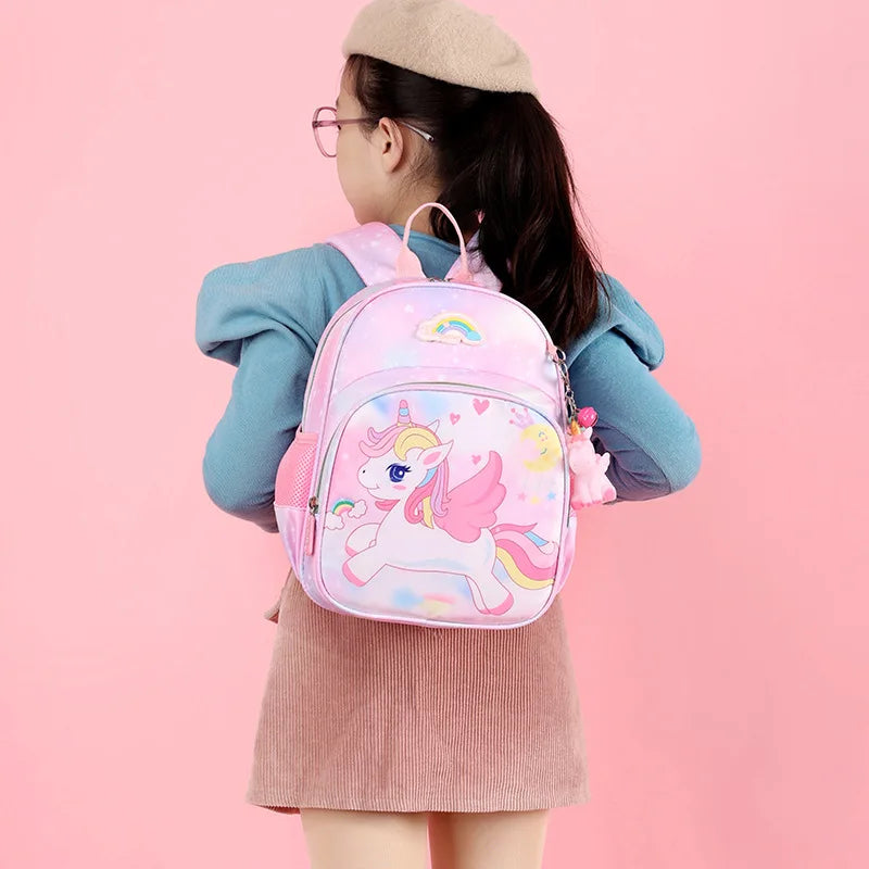 Girls Kindergarten Schoolbag, Baby Backpack 3-6 Years Old