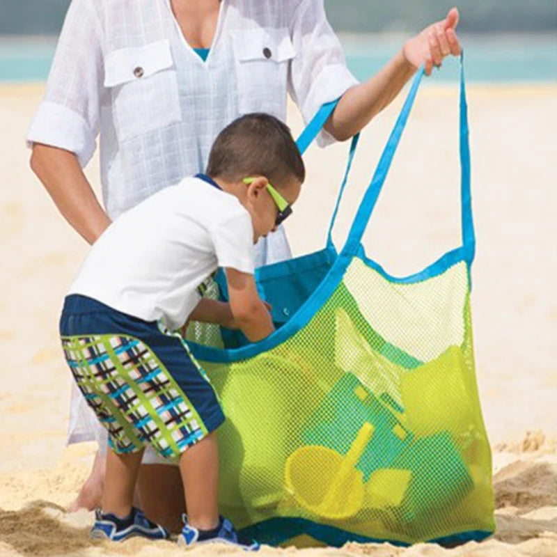 Kids Sand Away Mesh Bag Large Beach Towel Makeup Bag