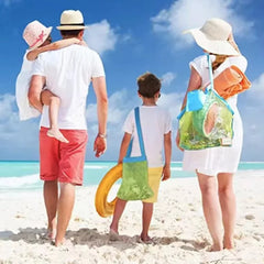 Kids Sand Away Mesh Bag Beach Toy Storage