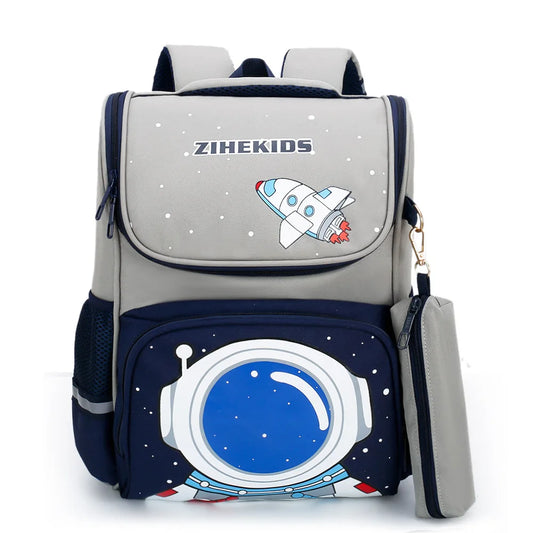 Orthopedic School Bag for Kids Large Capacity Waterproof Backpack