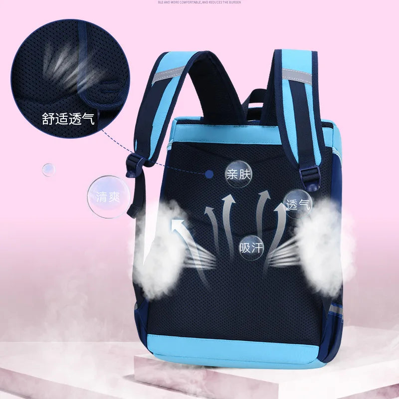 Kids Waterproof School Backpack Orthopedic Bag
