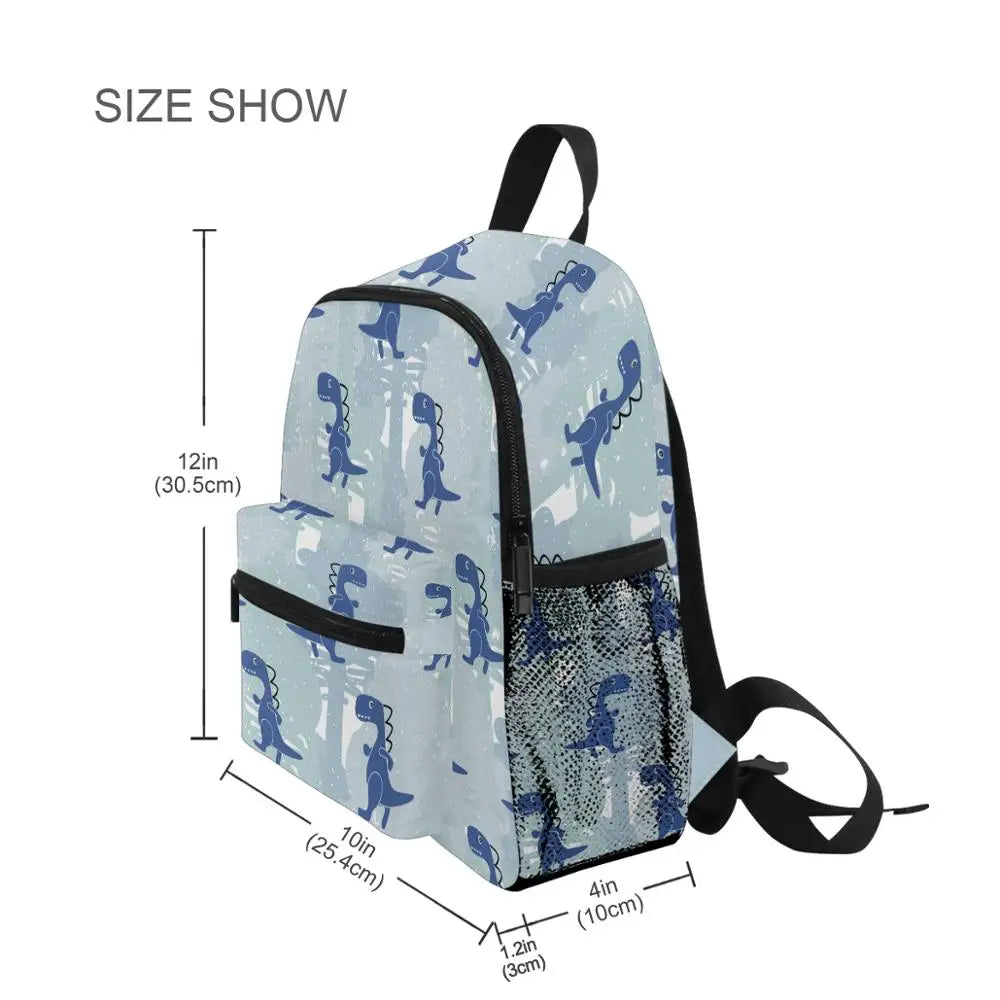 Kids Dino Kindergarten Backpack Preschool Bag 3-8 Years Old Dinosaur Schoolbag