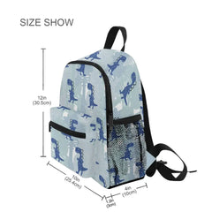 Kids Dino Kindergarten Backpack Preschool Bag 3-8 Years Old Dinosaur Schoolbag