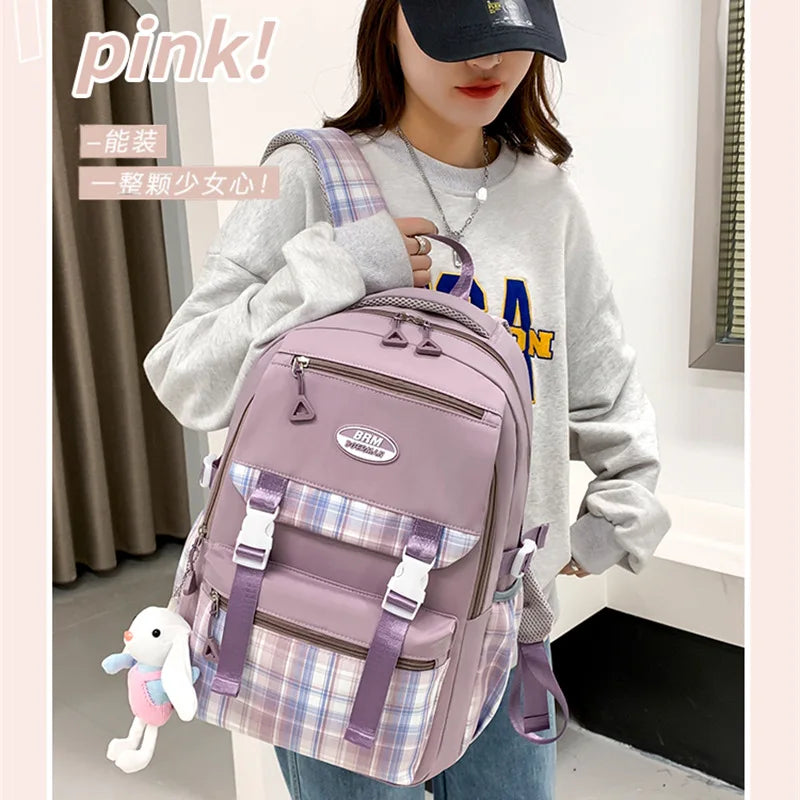 Girls Kids Backpack Orthopedic School Bag Book Bag Travel Mochila