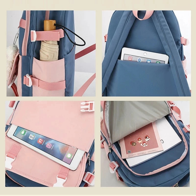 Girls Orthopedic Backpack Kids School Bag Primary School Knapsack