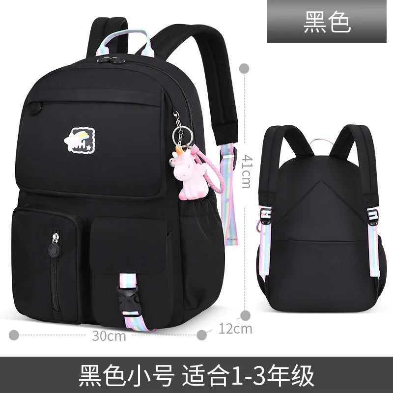 Girls Princess Orthopedic School Backpack Kids Satchel