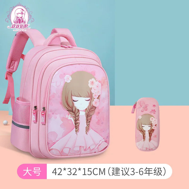Orthopedic School Backpack for Girls Kids
