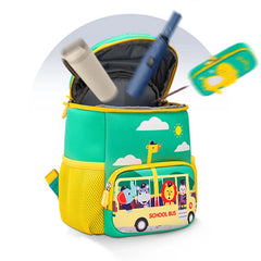 Children School Bags for Boys Girls Kids Cartoon Printing BUS CAR Backpacks