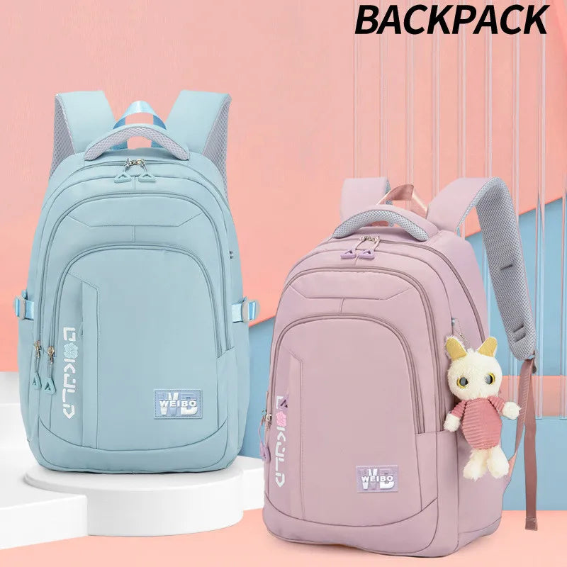 Girls Primary School Backpack Waterproof Kids Satchel Mochila
