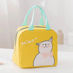 Kids Thermal Insulated Lunch Box Portable Cooler Bag Bento Pouch