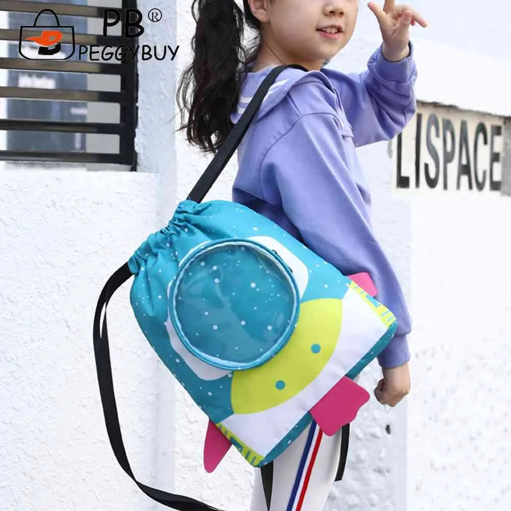Kids Waterproof Swimming Backpack Adjustable Sports Schoolbag
