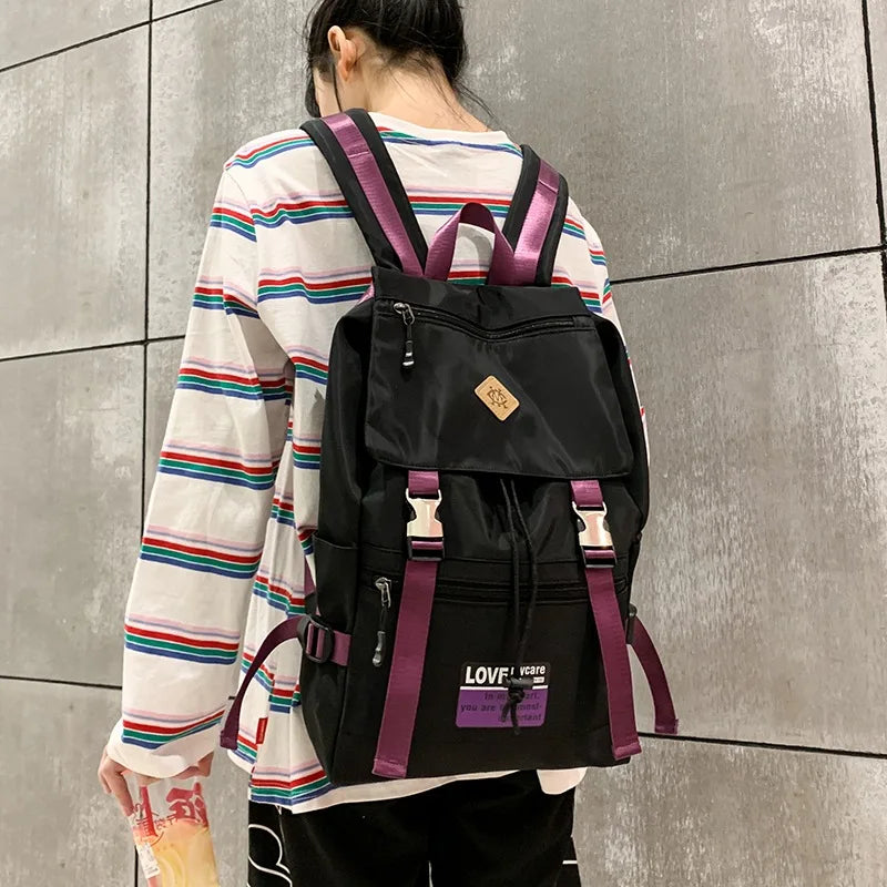 Girls Schoolbag Backpack Outdoor Travel Shoulder Bags Softback