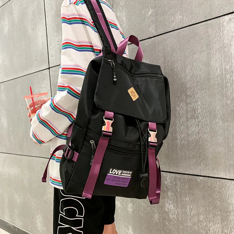 Girls Schoolbag Backpack Outdoor Travel Shoulder Bags Softback