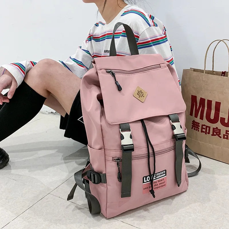 Girls Schoolbag Backpack Outdoor Travel Shoulder Bags Softback
