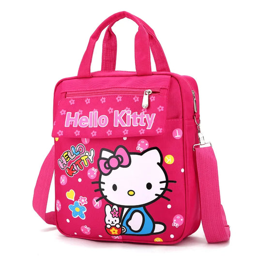 Kids Nylon Shoulder Backpack Sweet Print School Bag