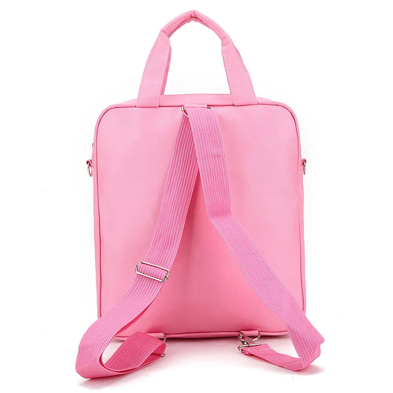 Kids Nylon Shoulder Backpack Sweet Print School Bag