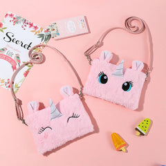 Unicorn Crossbody Bag for Girls Zero Purse Kids Shoulder Handbag