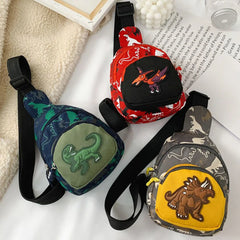 Kids Dinosaur Chest Bag Outdoor Casual Shoulder Bag
