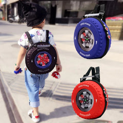 Kids Schoolbag Car Tyre 3-5 Year Old Kindergarten Boys Backpack