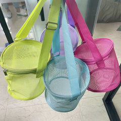 Kids' Round Sand Bucket Toy Storage Bag