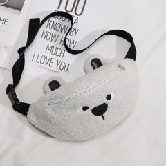 Kids Polar Banana Bag, Bear Belt Bag for Boys and Girls
