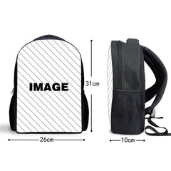 Kids Football Pattern Schoolbag for Boys, Mini Toddler Backpack