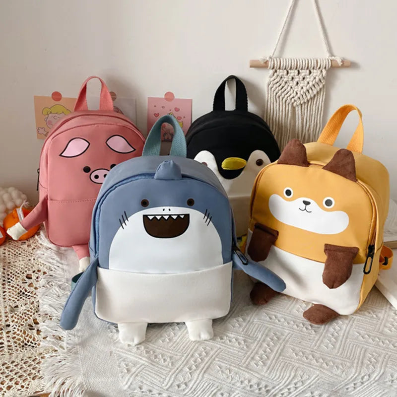 Kids Cartoon School Bag Backpack for 3-7 Year Olds
