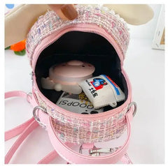 Girls Princess Backpack Mini Toddler Travel Bag Outdoor Mochila