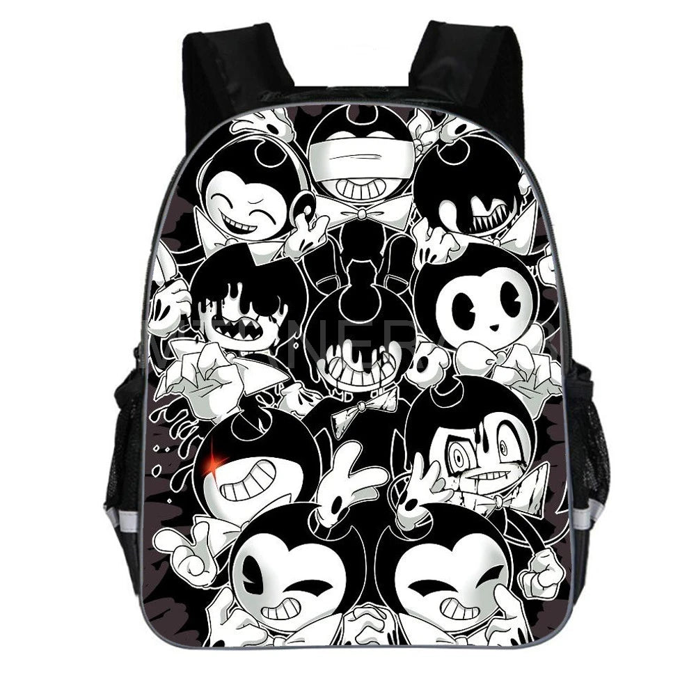 Kids' Cartoon School Backpack The-Ink-Bendy-Machine