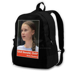 Chill Donald Chill - Funny Reply Gift Backpacks For Men Women Teenagers Girls