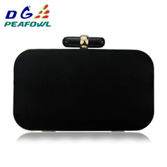 Golden Embroidery Flower Pattern Clutch Evening Bag