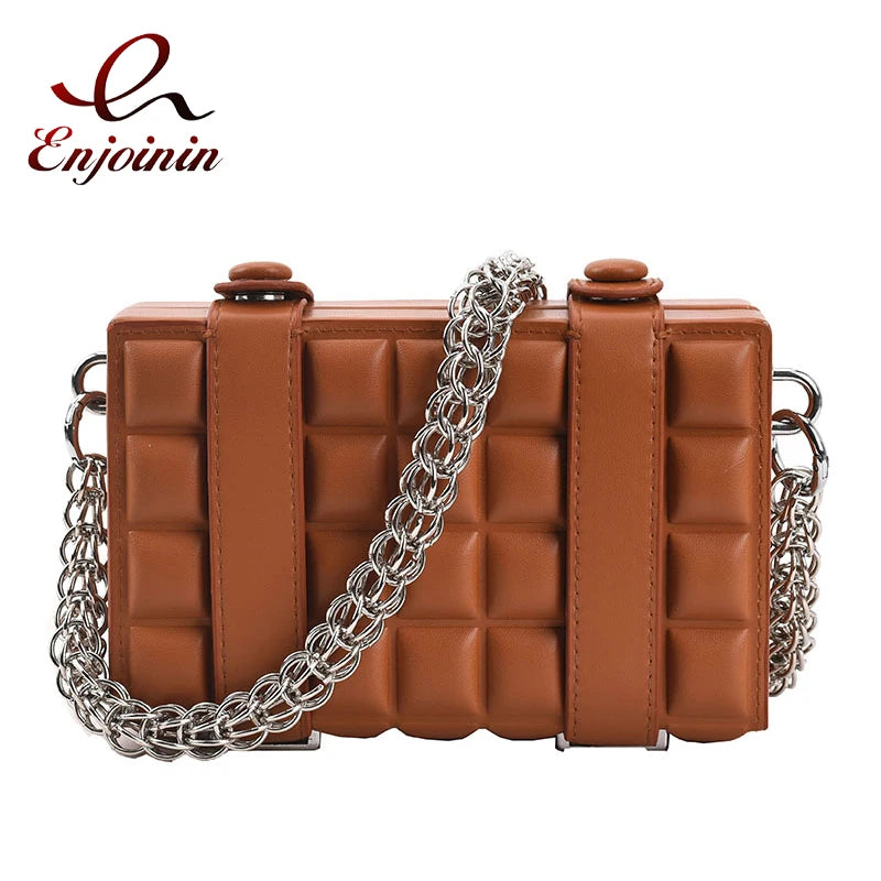 Chocolate Box Purses for Women Chain Shoulder Bag Small Crossbody Bag