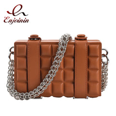 Chocolate Box Purses for Women Chain Shoulder Bag Small Crossbody Bag