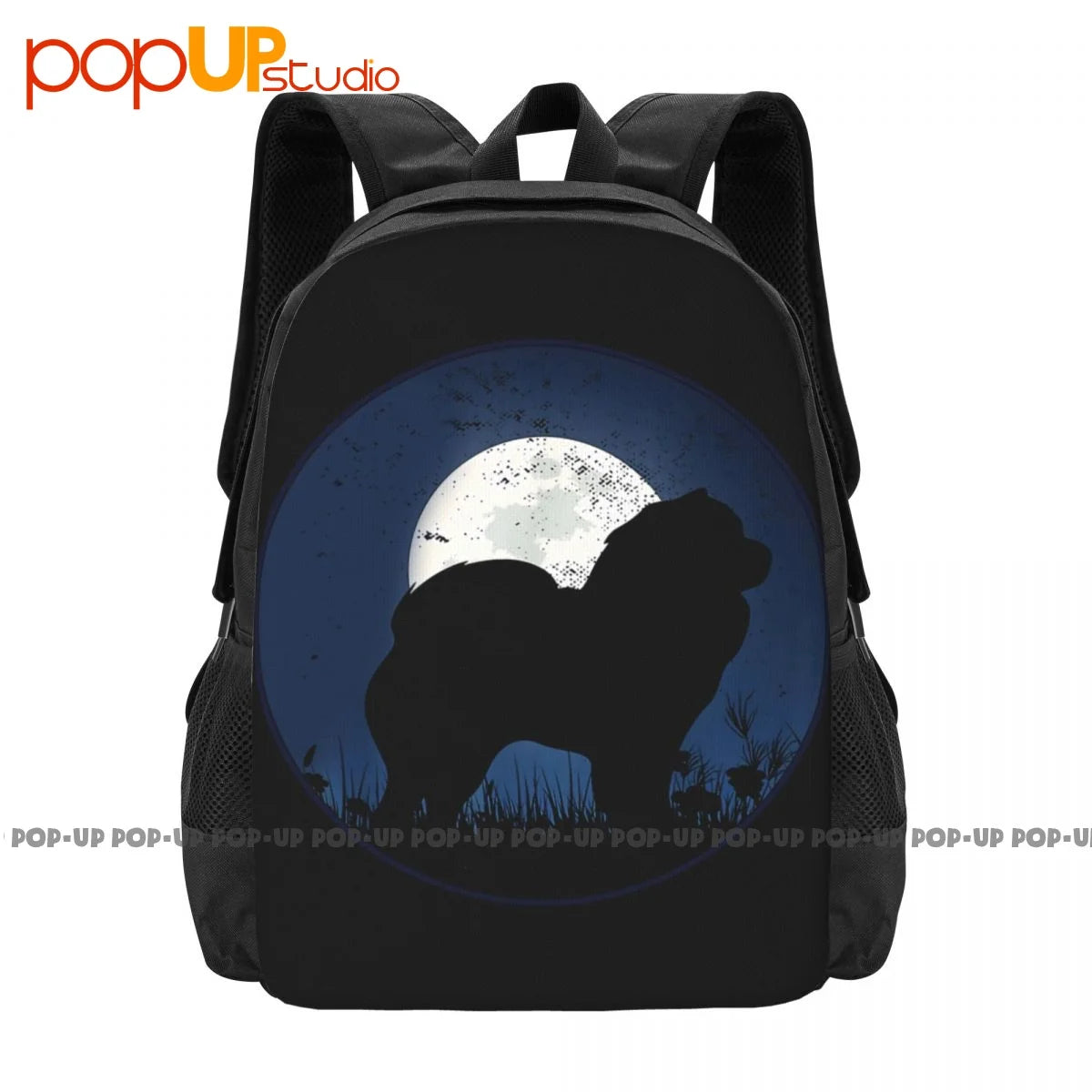 Chow Chow Dog Fan Man Women Chow Chow Backpack Large Capacity Bookbag