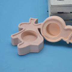Christmas Candlestick Epoxy Resin Mold Candle Holder Silicone Mould